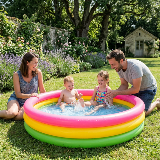 Piscine enfants 3 boudins 2,6 m