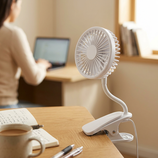 Ventilateur à pince flexible