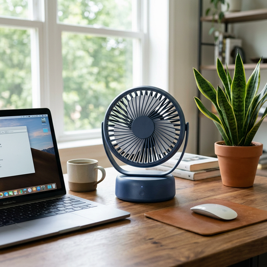 Ventilateur de table USB rechargeable