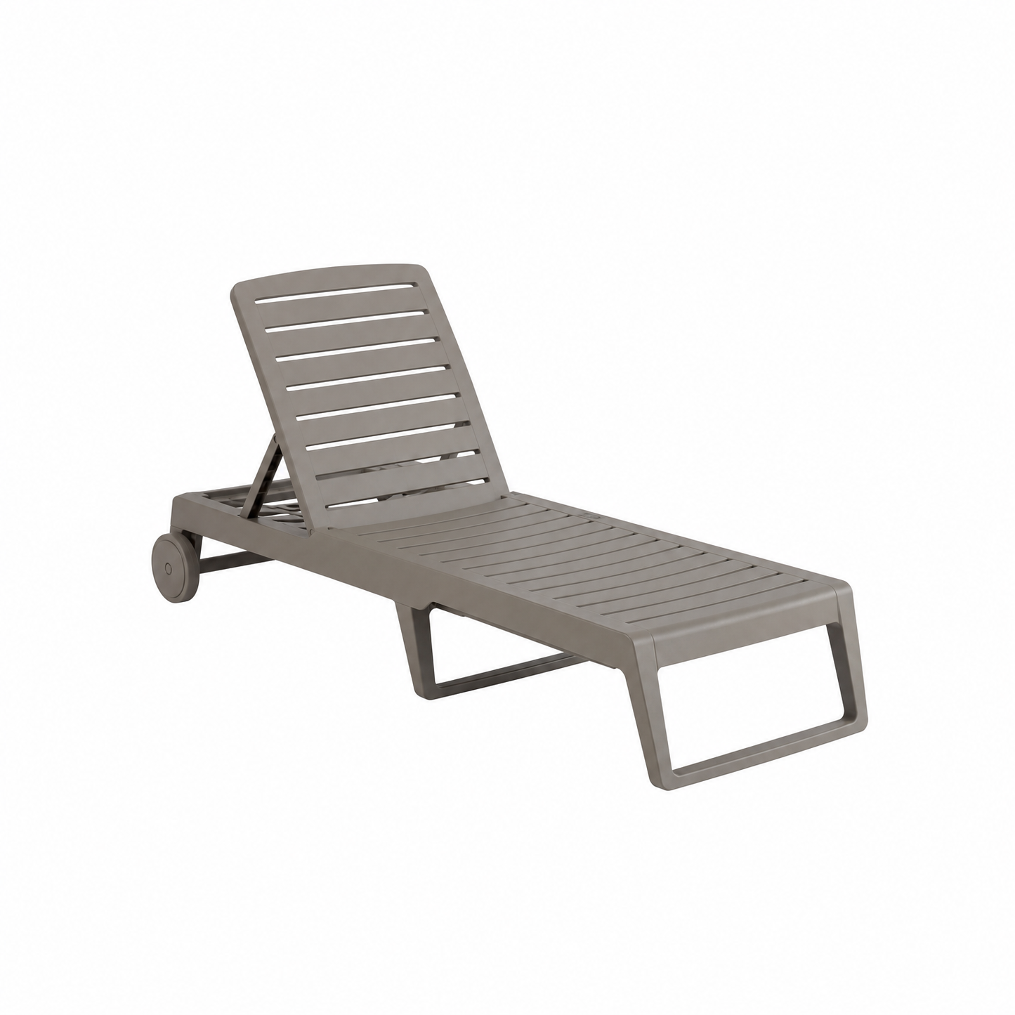 Bain de soleil à roulettes résine