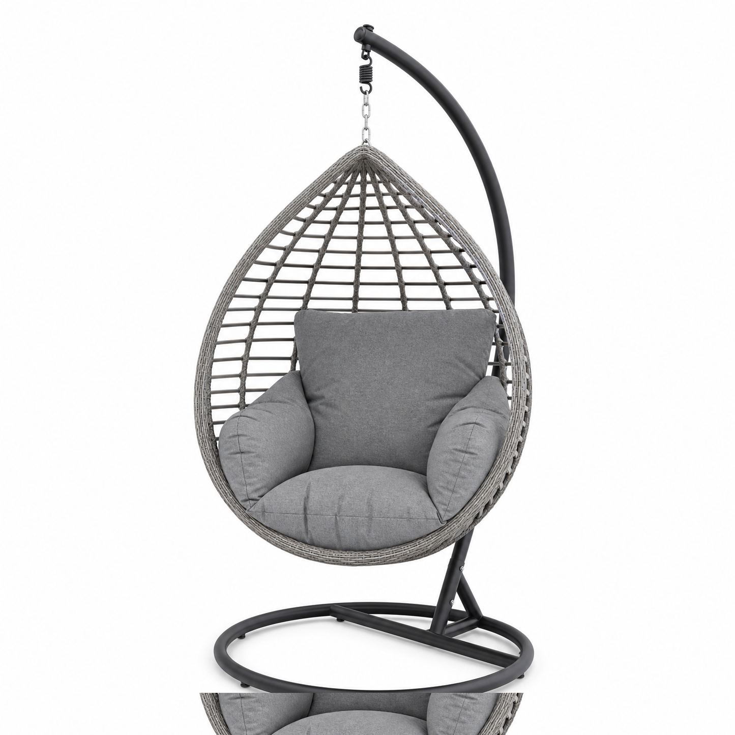 Fauteuil suspendu oeuf avec coussin