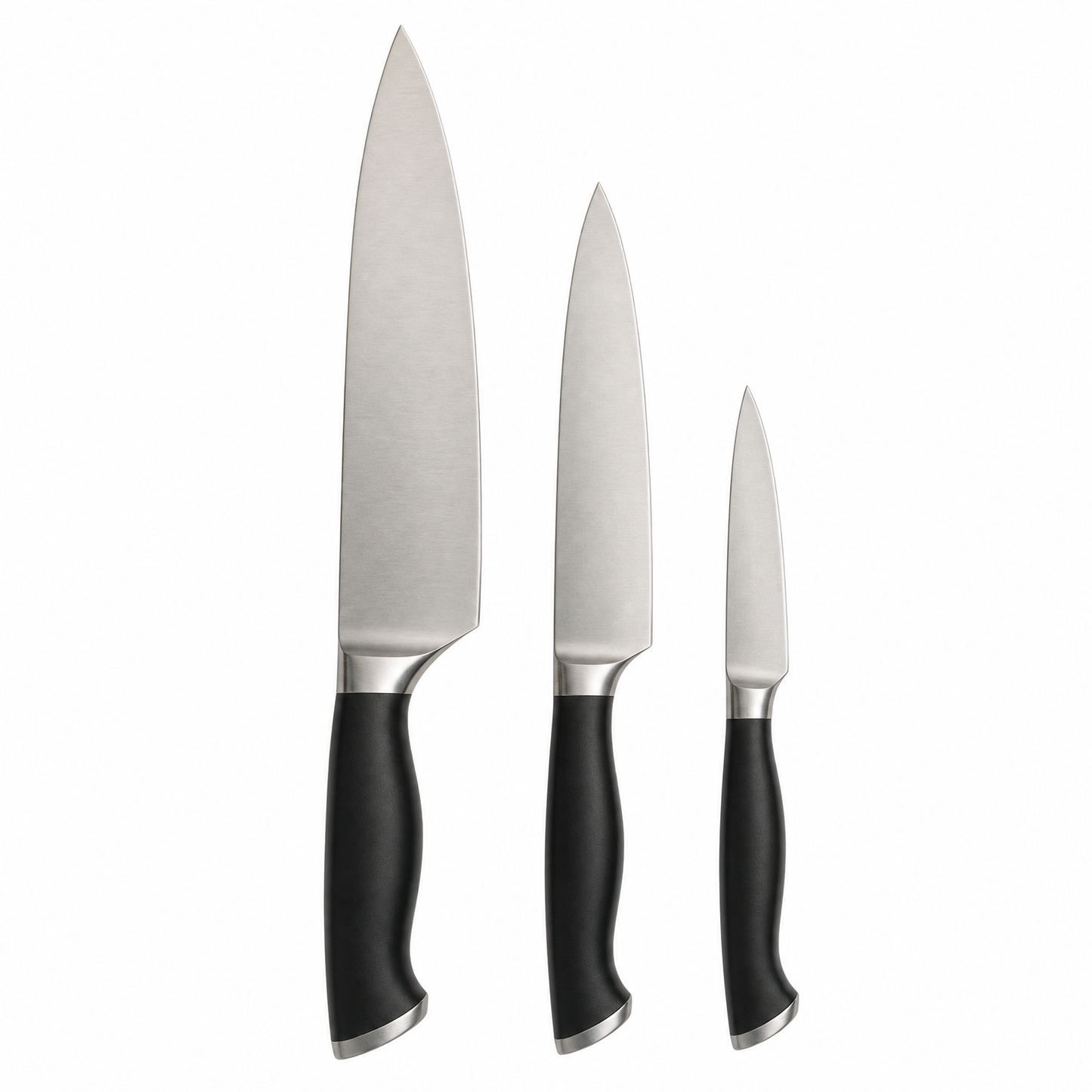 Set 3 couteaux titane chef office éplucheur