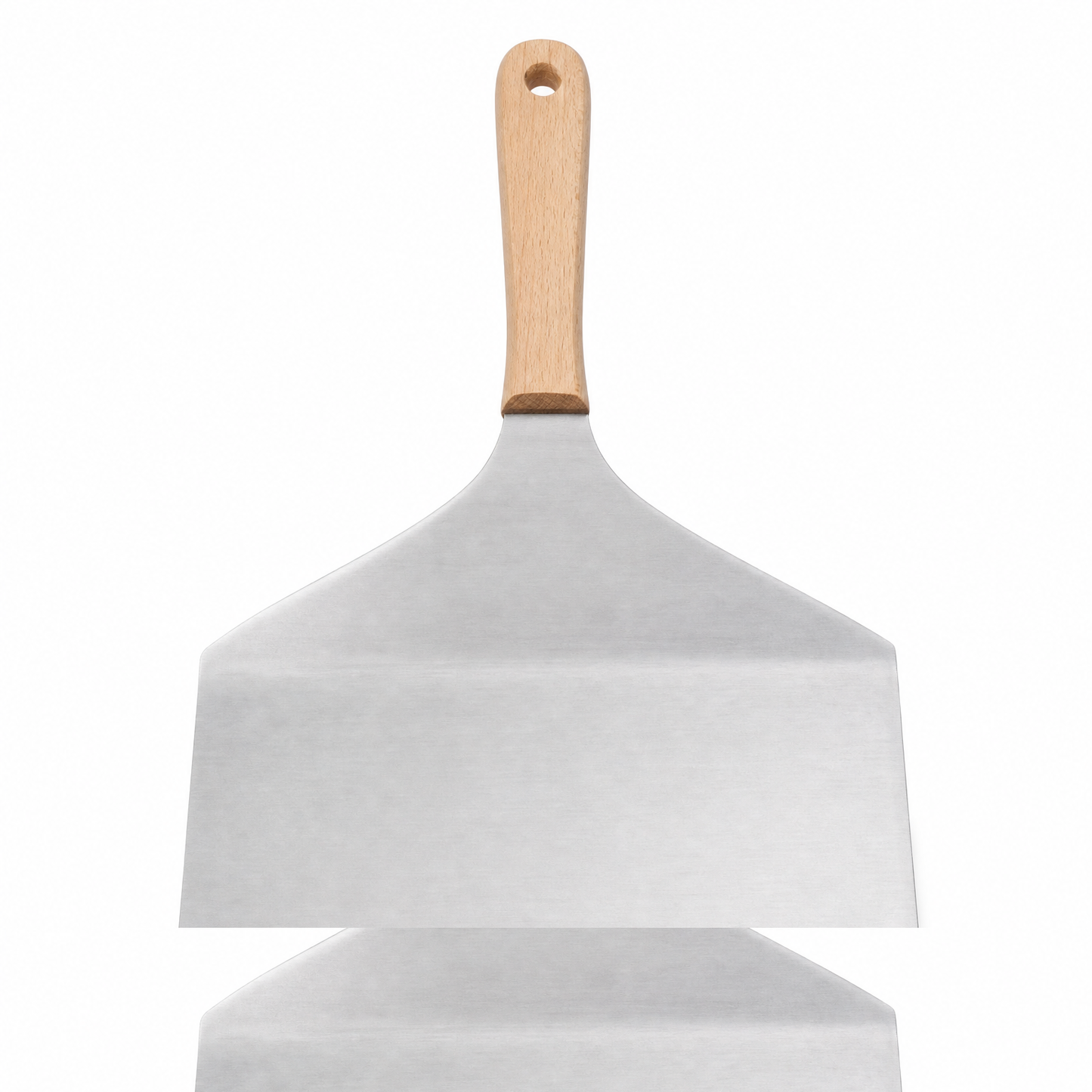 Spatule plancha titane XL manche bois