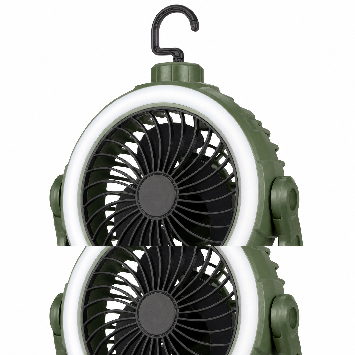 Ventilateur de tente rechargeable LED