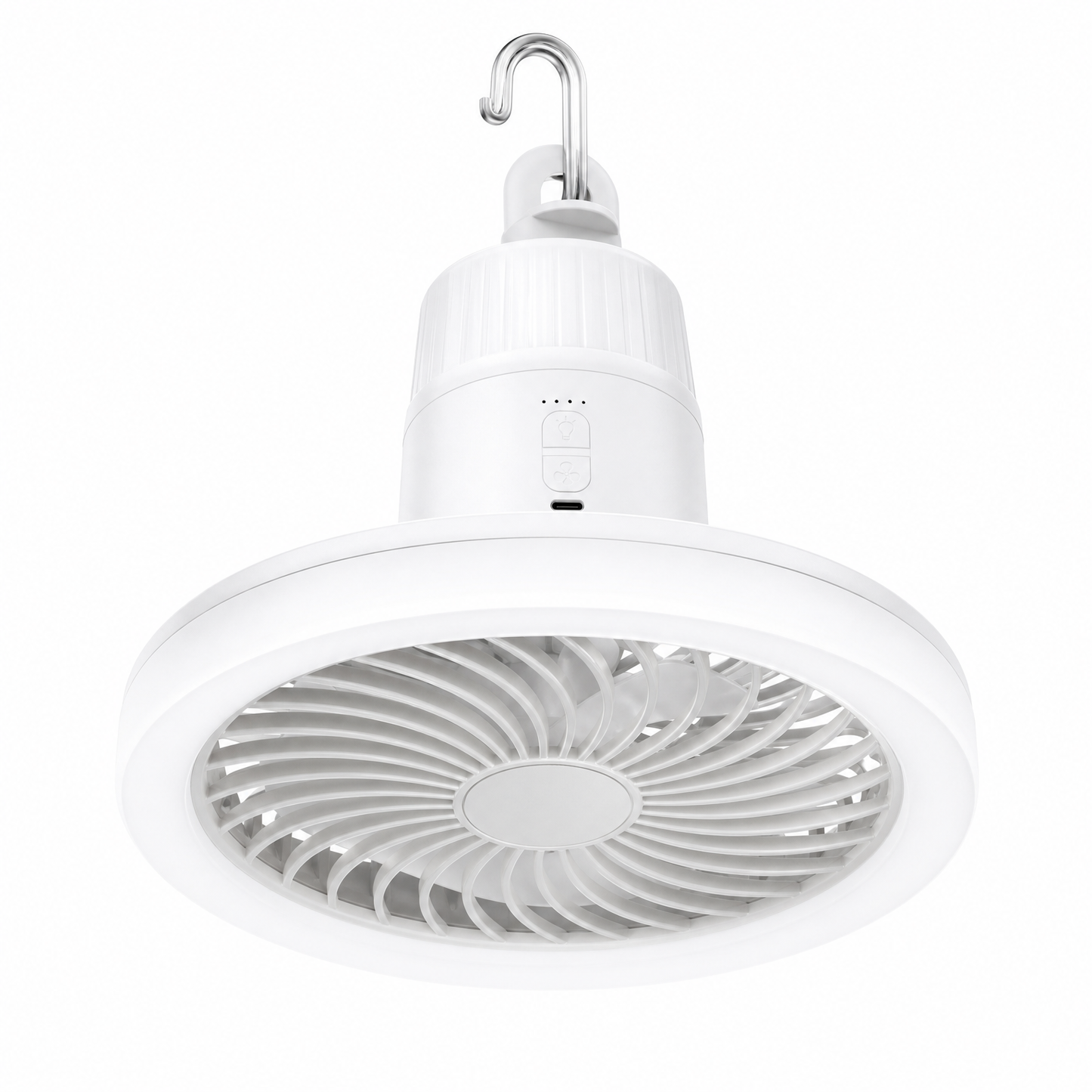 Ventilateur de plafond portable LED rechargeable