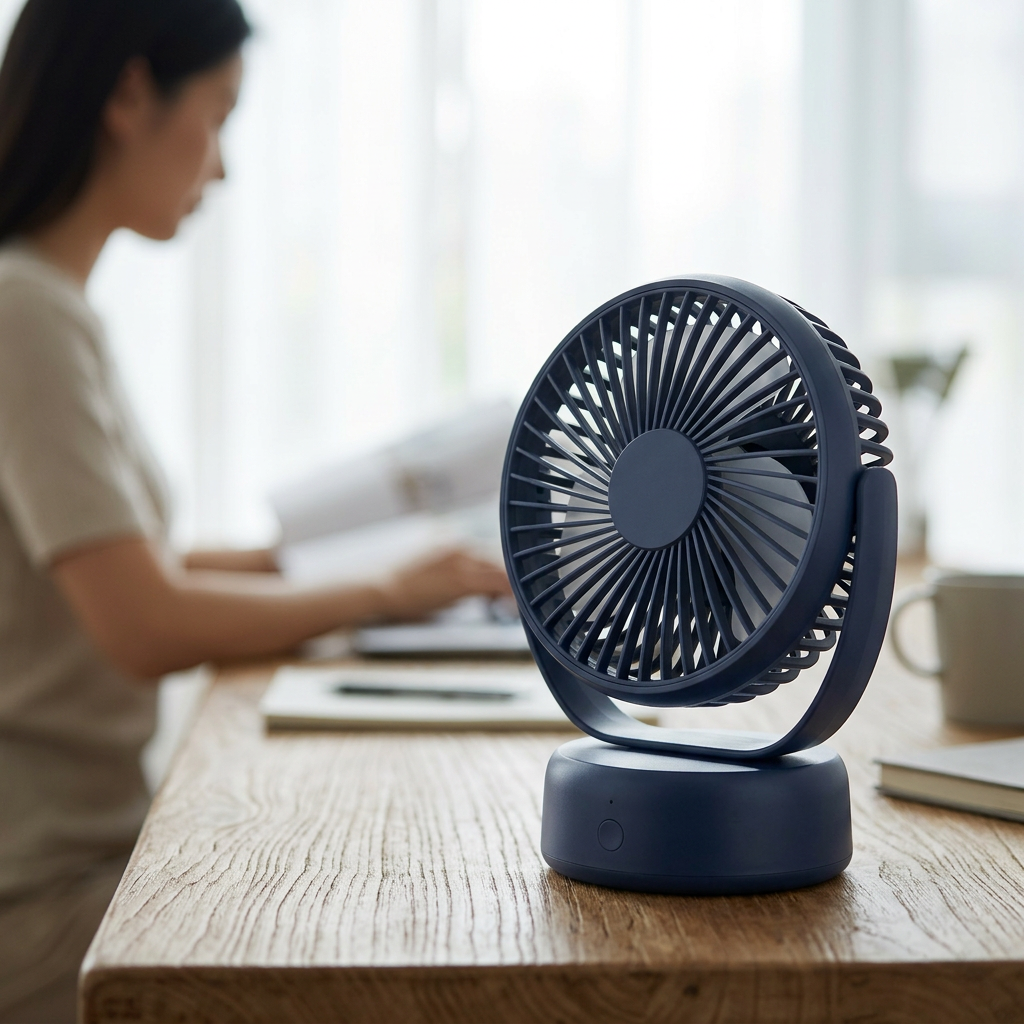 Ventilateur de table USB rechargeable