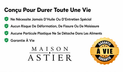 Planche à découper en titane antibactérienne, Maison Astier