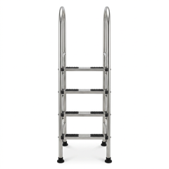 Escalier de piscine 4 marches inox renforce
