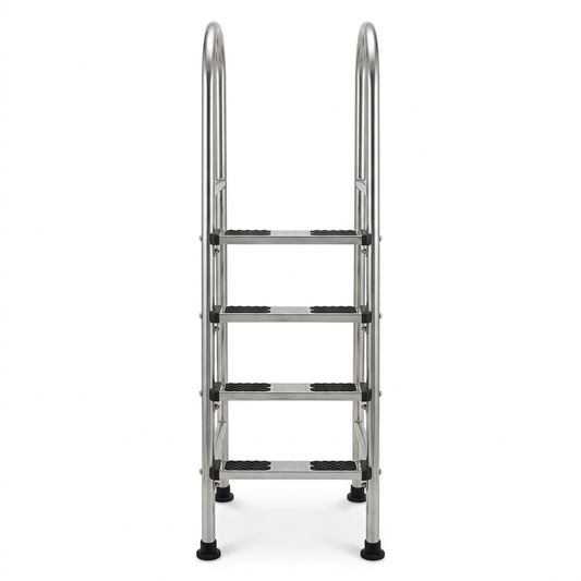 Escalier de piscine 4 marches inox renforce
