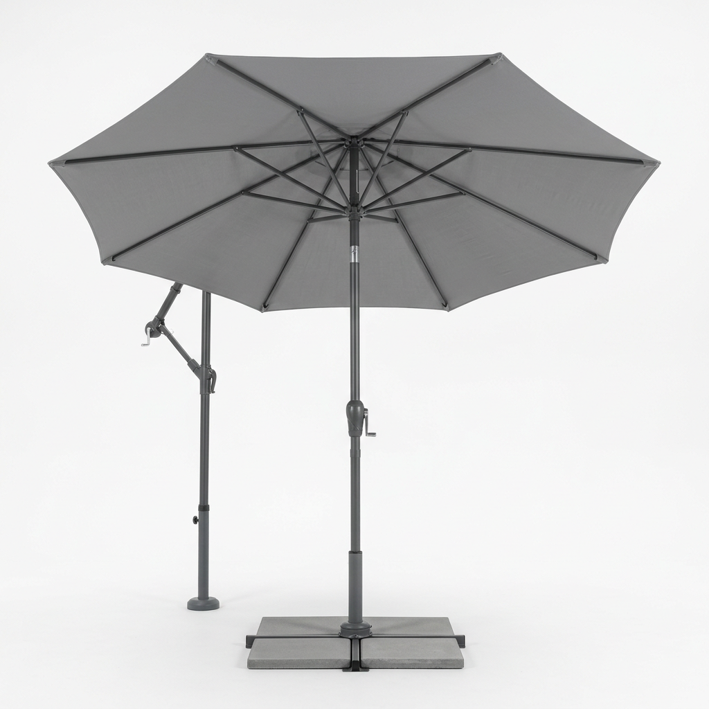 Parasol deporte 3 m avec manivelle