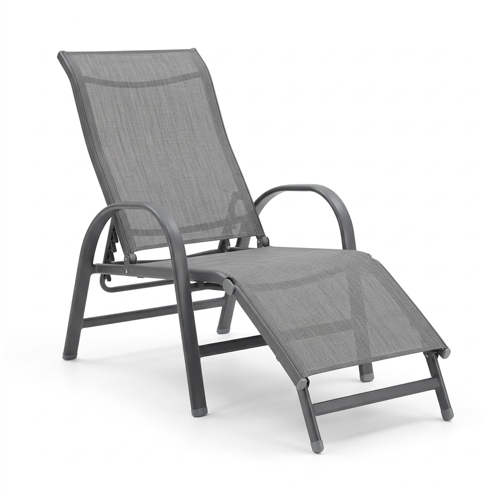 Bain de soleil inclinable textilene renforce