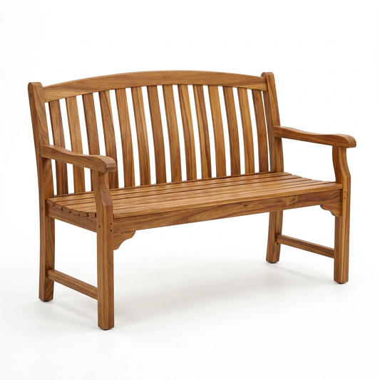Banc de jardin 2 places acacia massif
