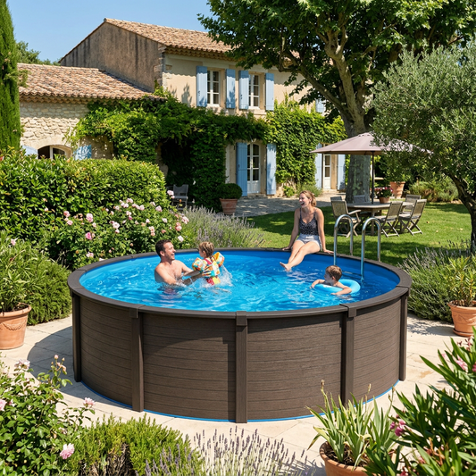 Piscine bois composite hors sol 5,1 m