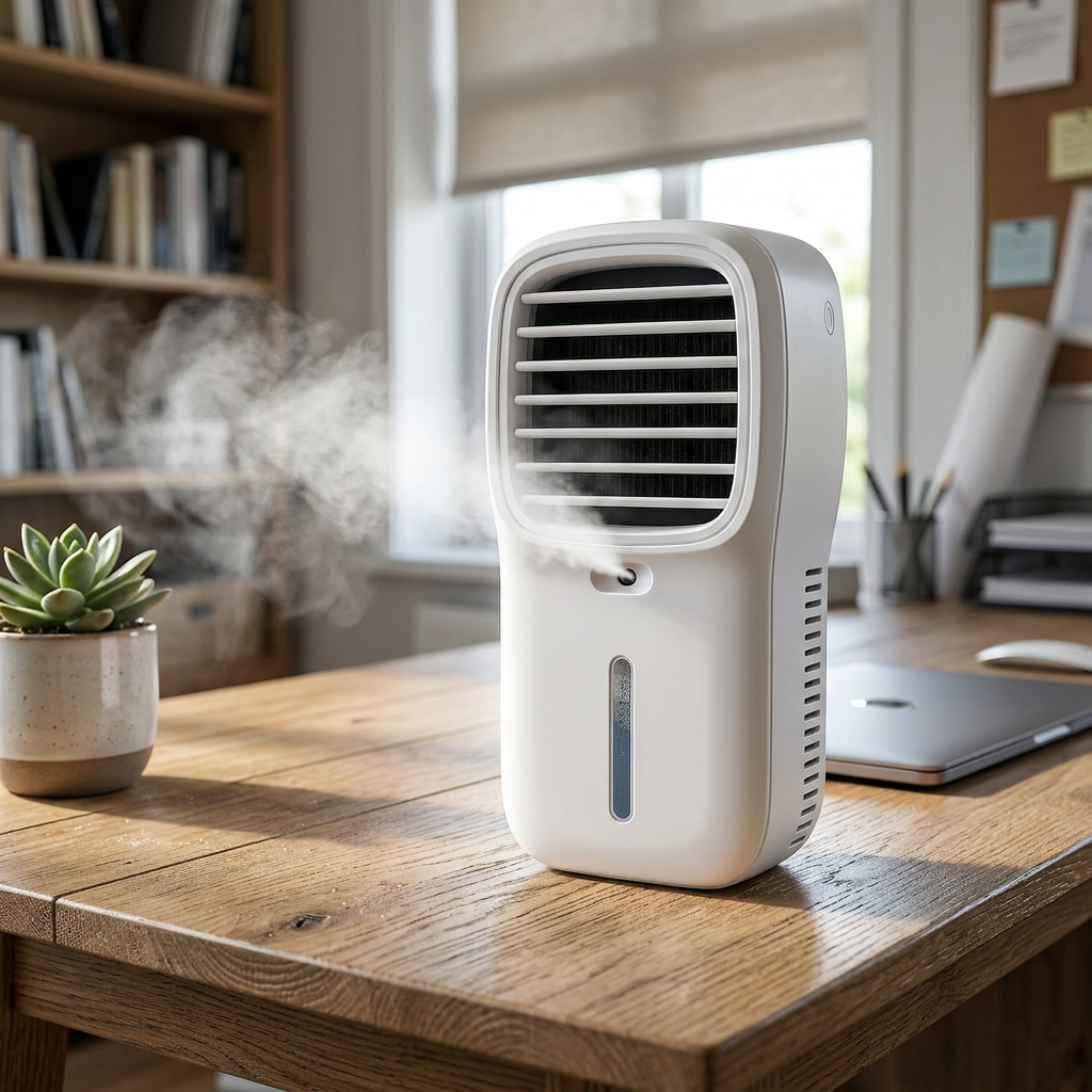 Climatiseur USB portatif avec spray