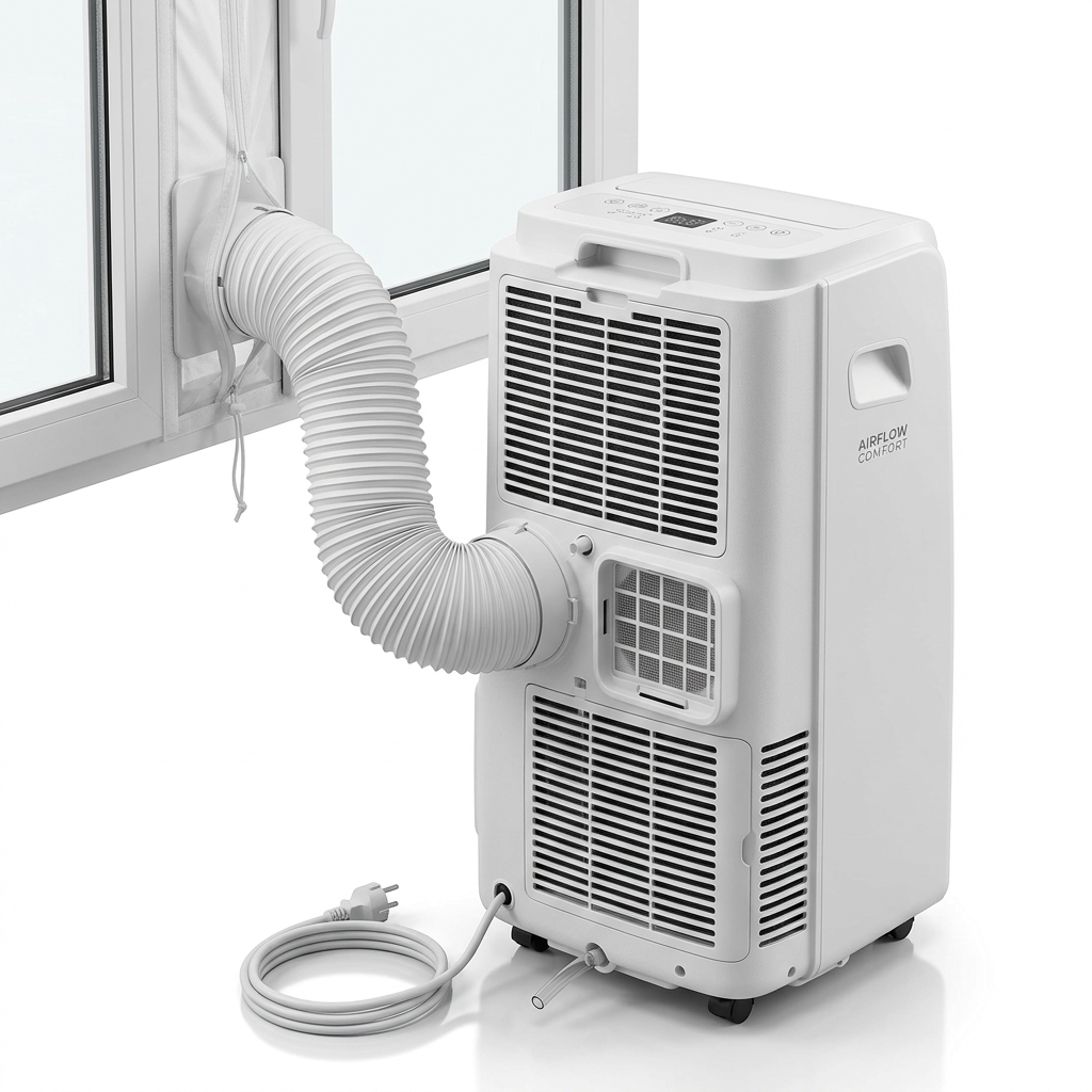 Climatiseur mobile, gaine et kit fenetre