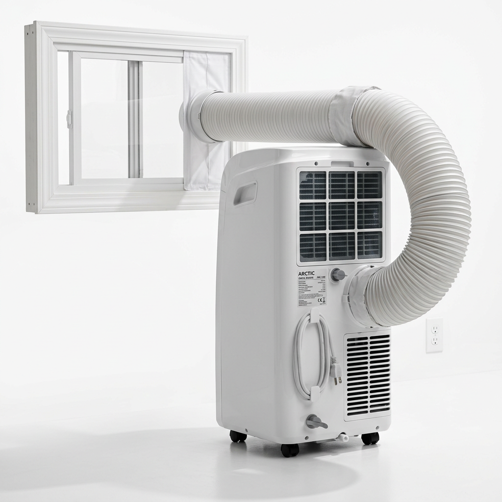 Climatiseur mobile 4 en 1, gaine et kit fenetre
