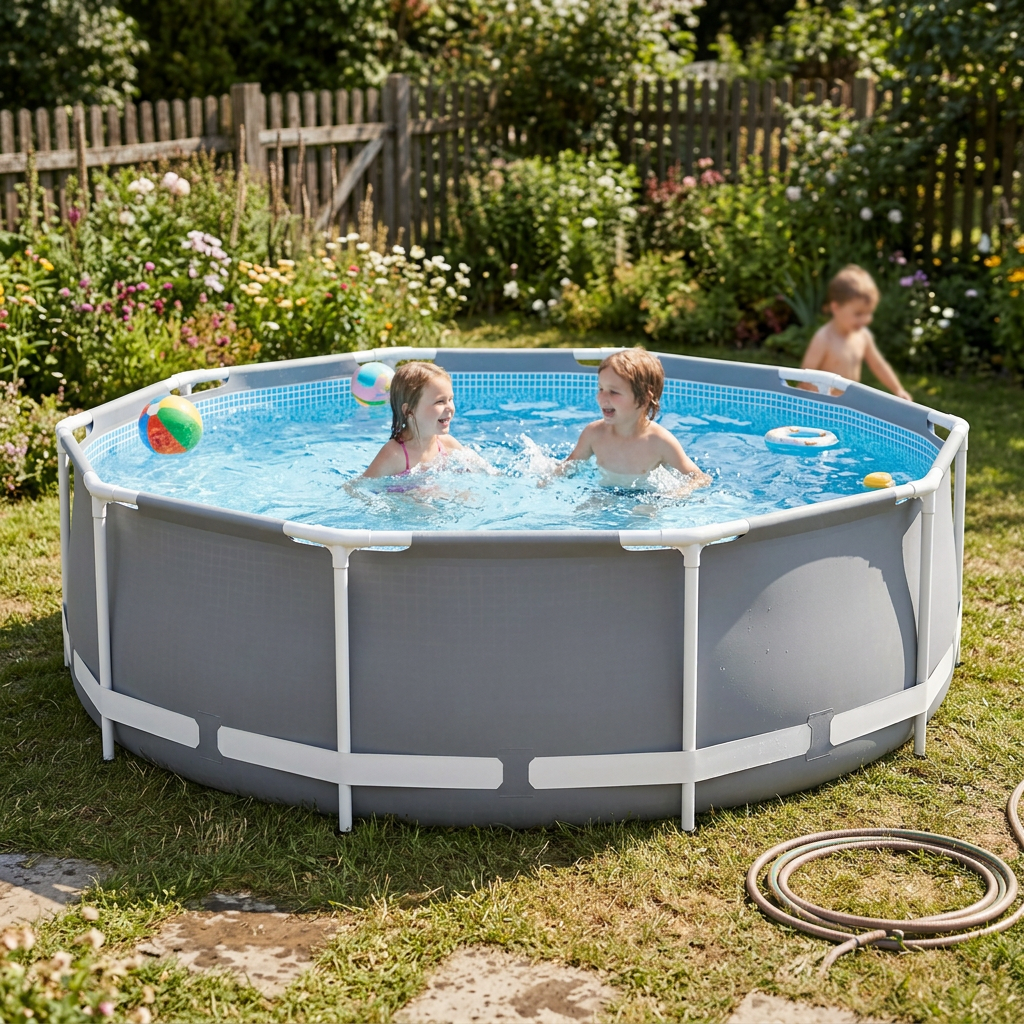 Piscine tubulaire ronde 7,7 m