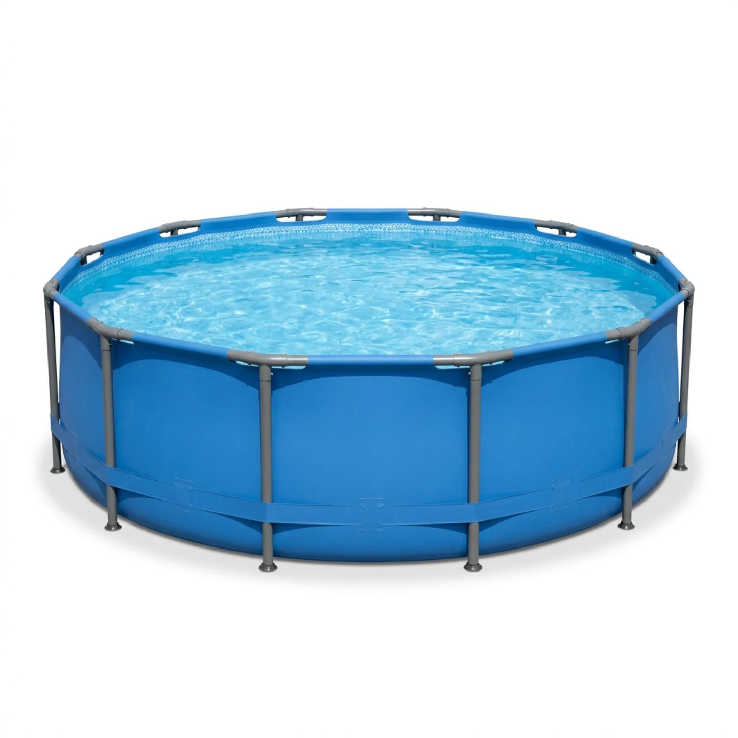 Piscine tubulaire ronde 3 m, structure acier