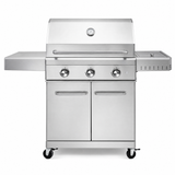 Barbecue gaz 3 brûleurs avec réchaud latéral