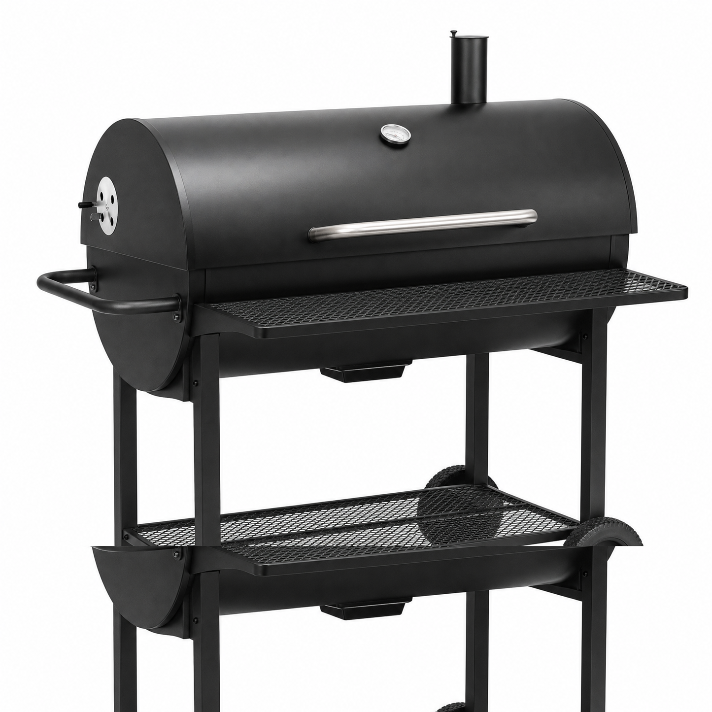 Barbecue tonneau acier grande grille