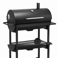 Barbecue tonneau acier grande grille
