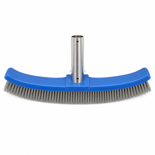 Brosse de paroi piscine inox