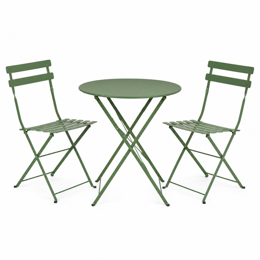 Ensemble bistrot 2 chaises et table