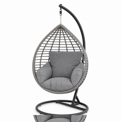 Fauteuil suspendu oeuf avec coussin