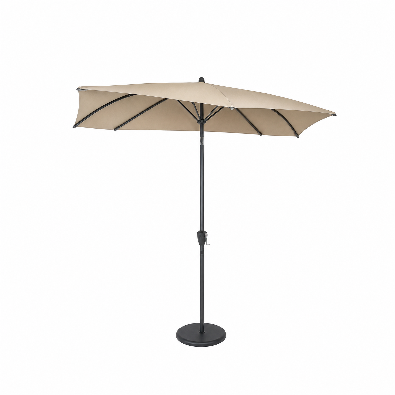 Parasol de balcon demi rond 2,7 m