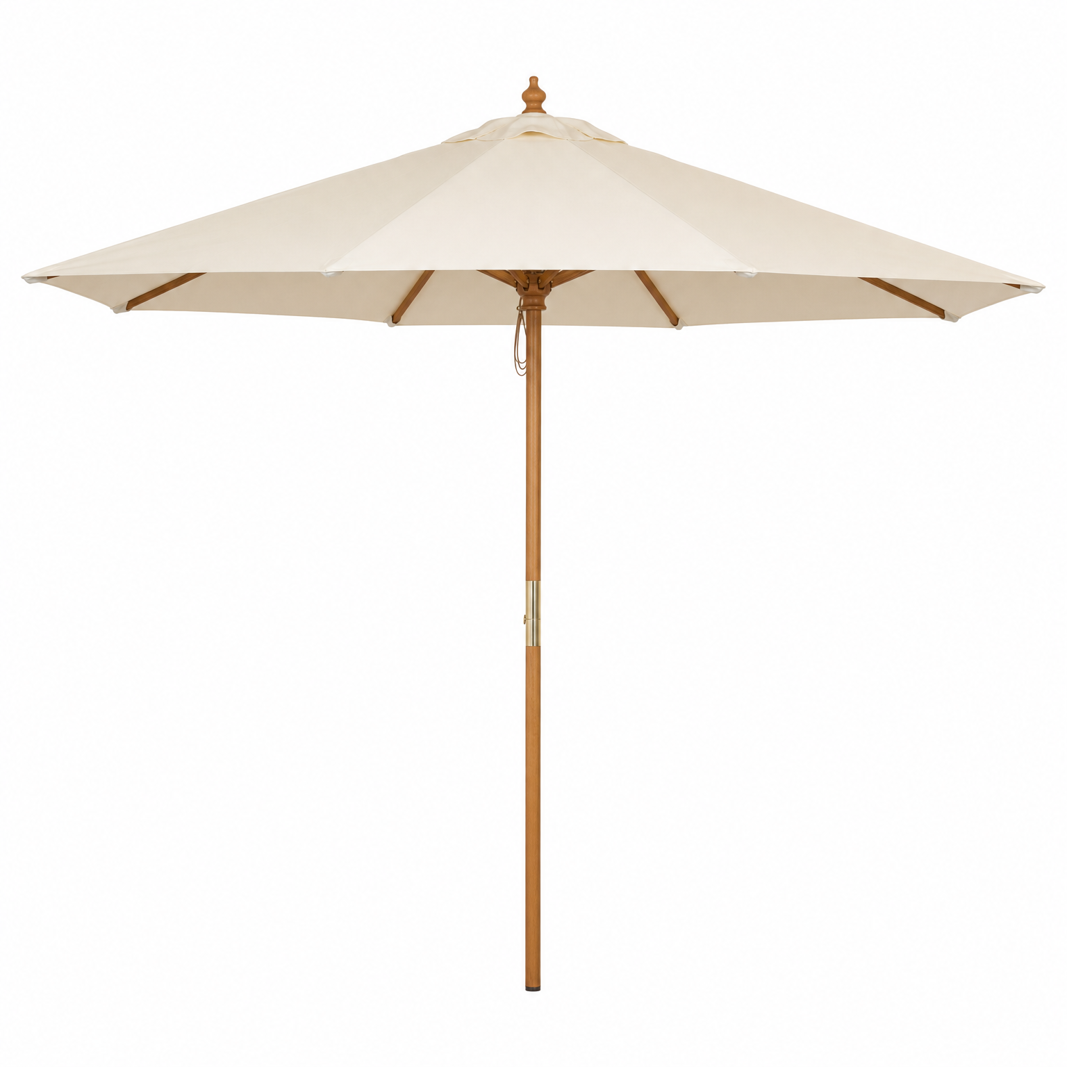 Parasol de marché bois 2,7 m