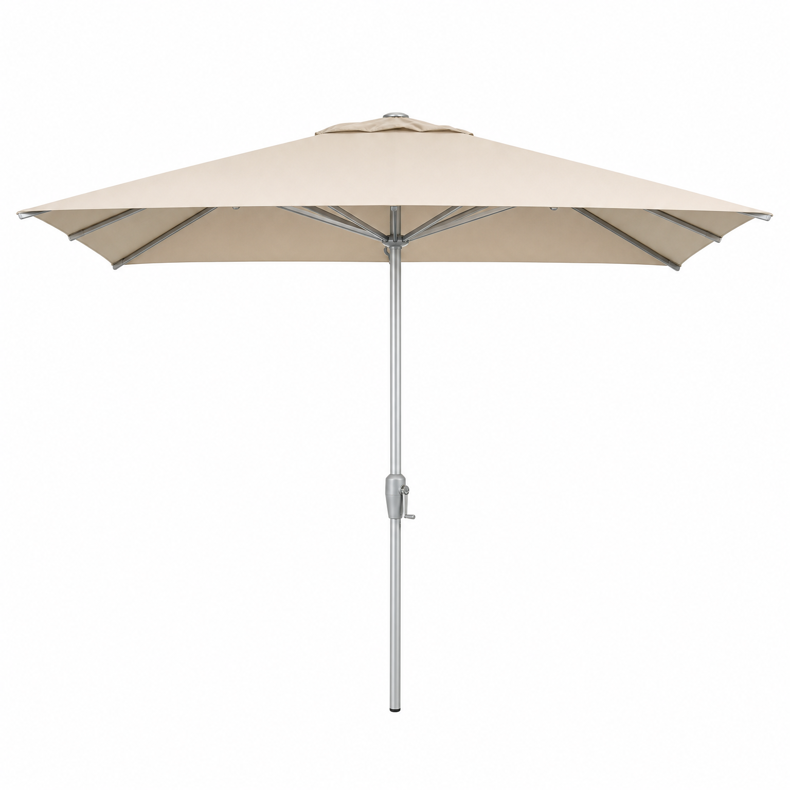 Parasol droit 3 m manivelle