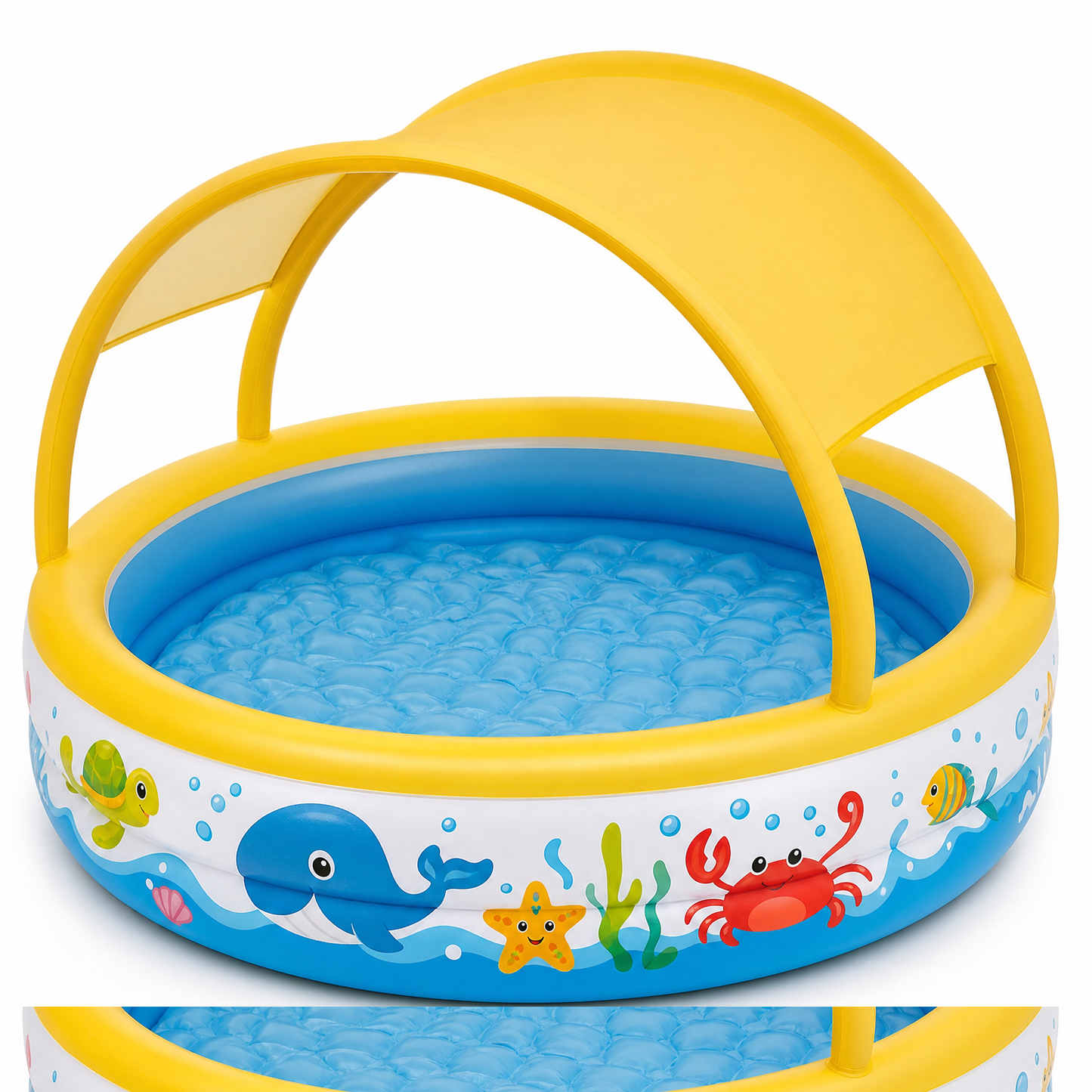 Pataugeoire bébé avec pare soleil