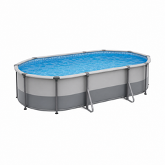 Piscine cadre acier ovale 5 m