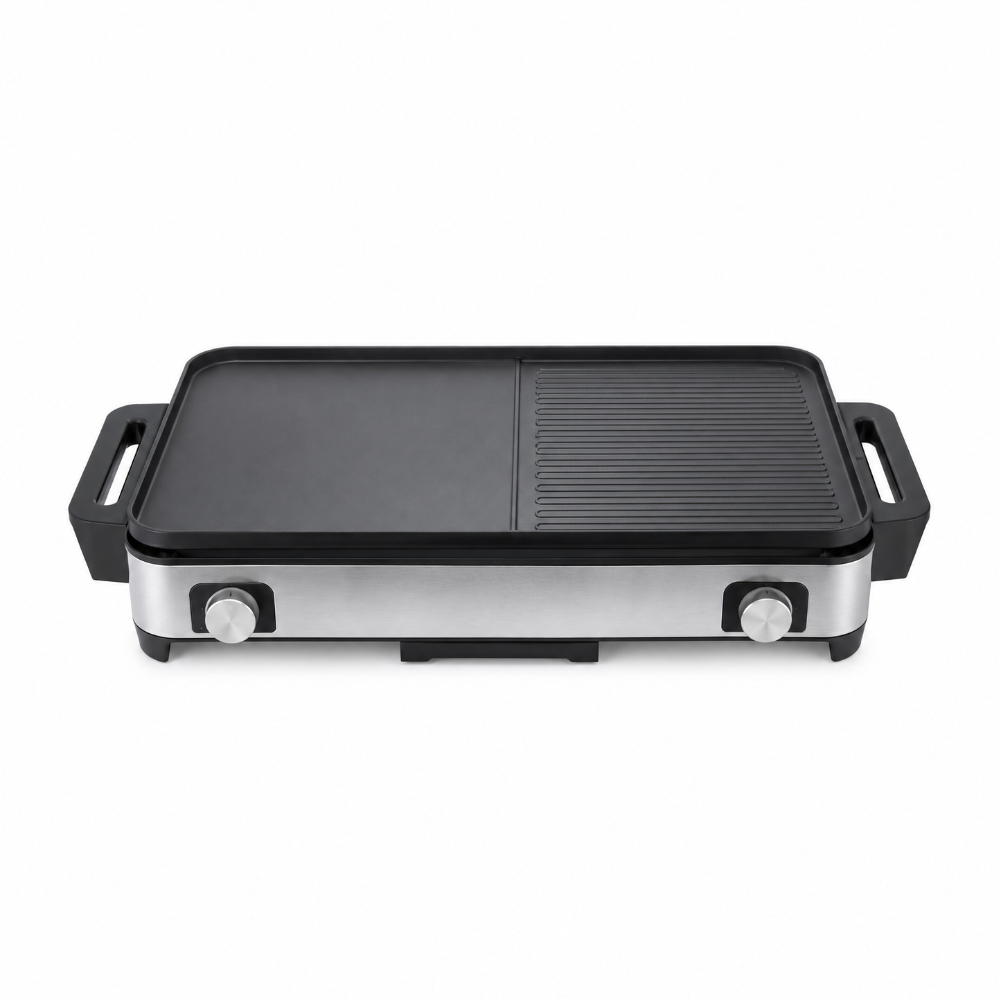Plancha électrique double température