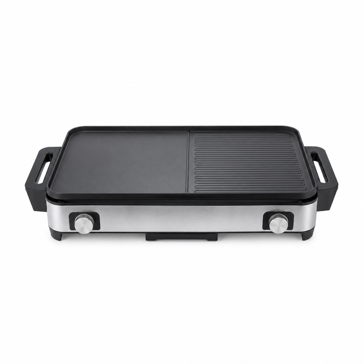 Plancha électrique double température