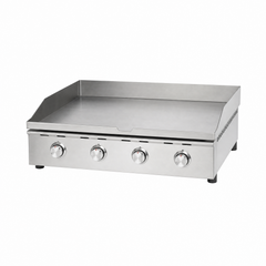 Plancha gaz 4 brûleurs pro inox