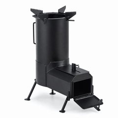 Réchaud fusée rocket stove acier