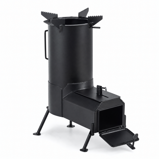 Réchaud fusée rocket stove acier