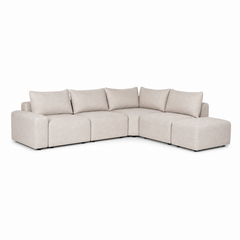 Salon d'angle modulable 5 places