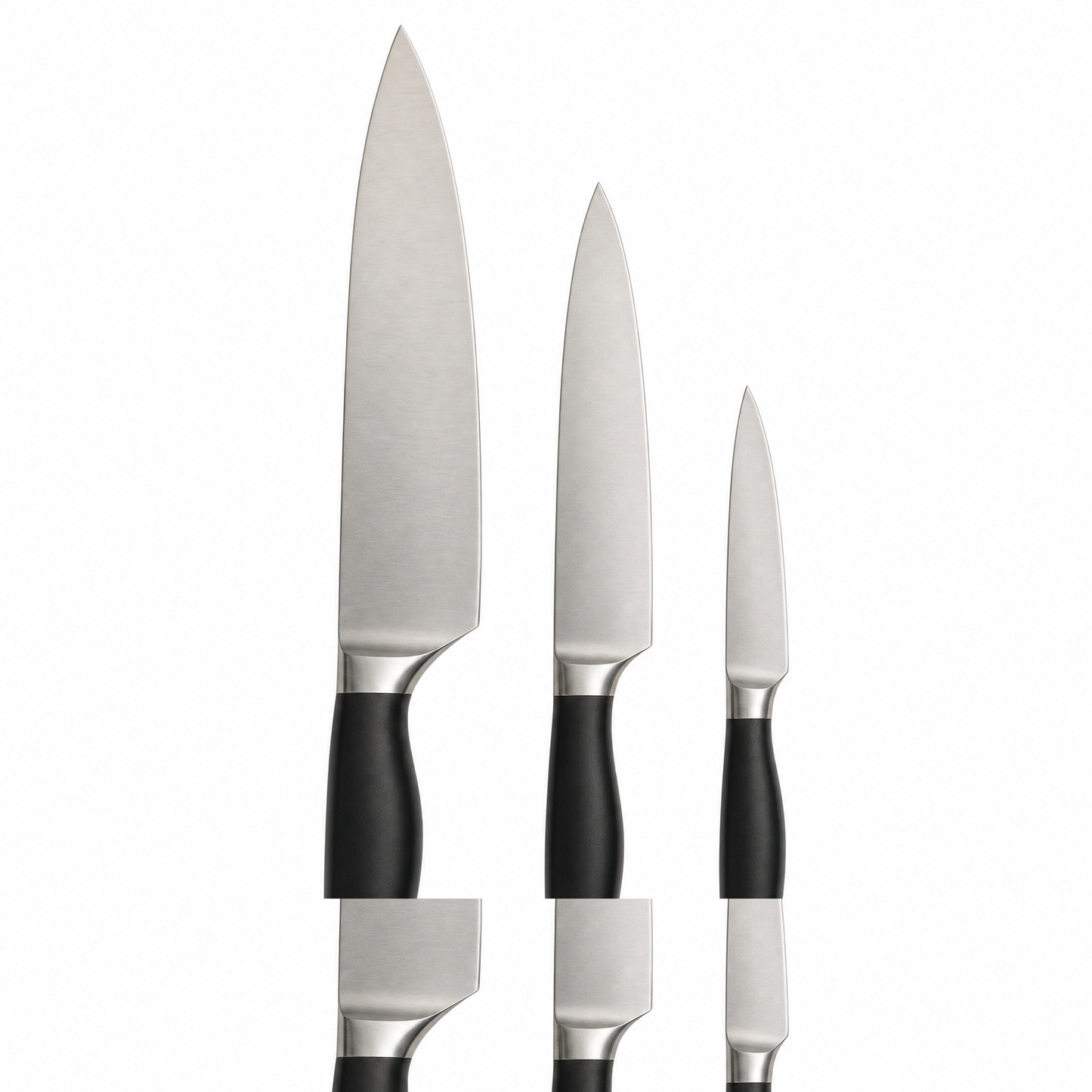 Set 3 couteaux titane chef office éplucheur