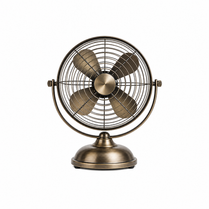 Ventilateur de bureau métal rétro
