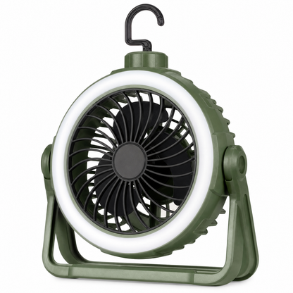 Ventilateur de tente rechargeable LED