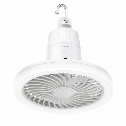 Ventilateur de plafond portable LED rechargeable