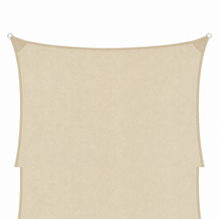 Voile d'ombrage rectangle 3 x 4 m
