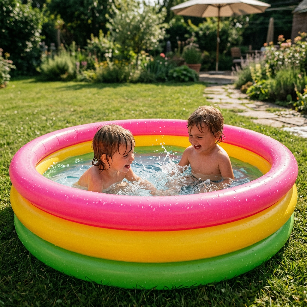 Piscine enfants 3 boudins 2,6 m